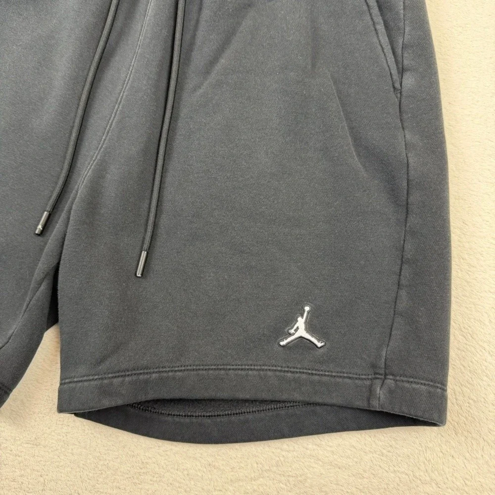Jordan Essentials Fleece Shorts Mens Small Black Jumpman DA9822-010 Athletic‎